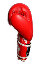 Боксерські рукавиці 12 унцій PowerPlay 3019 Червоні, фото 2