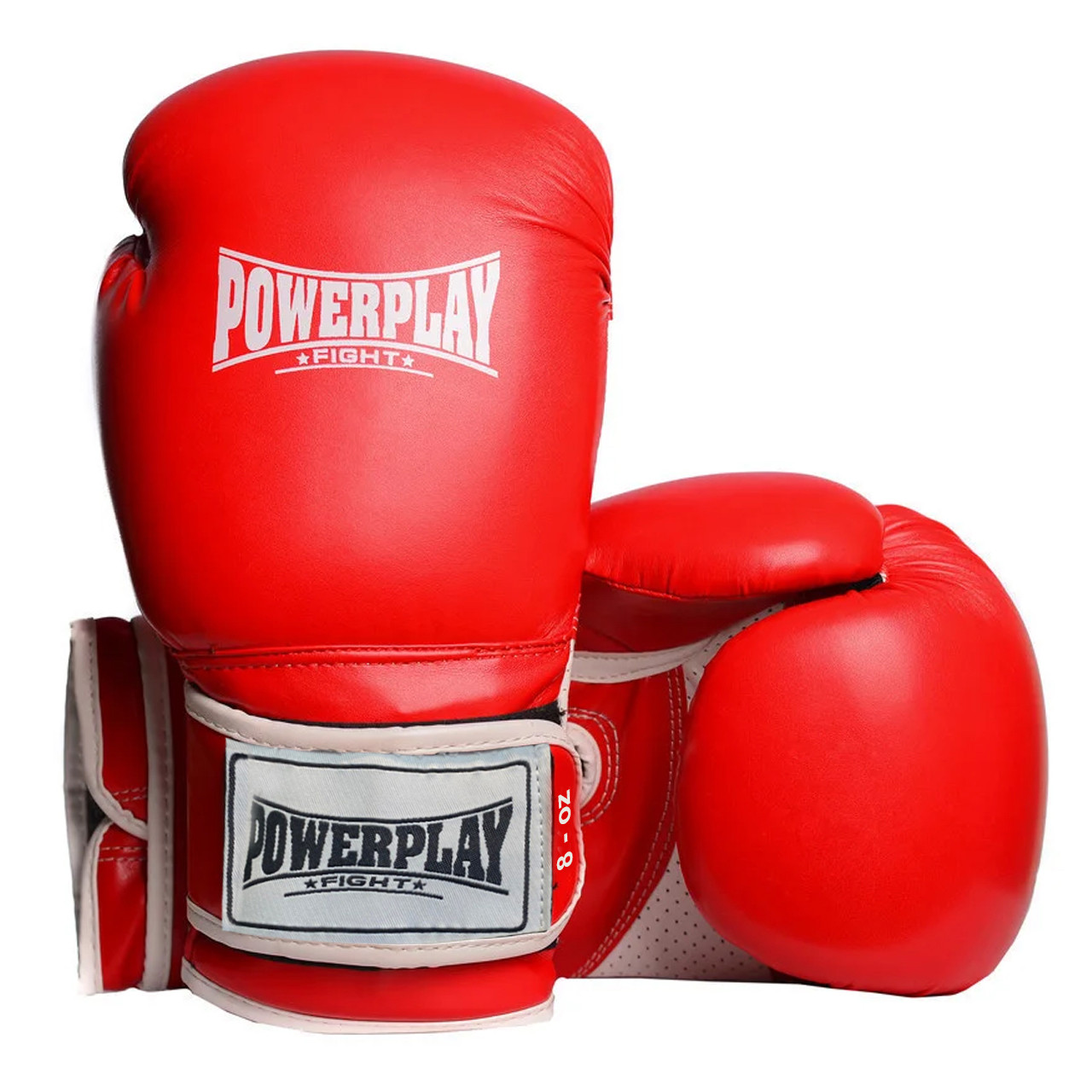 Боксерські рукавиці 8 унцій дитячі PowerPlay 3019 Червоні