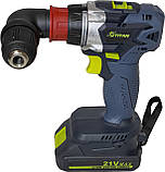 Дриль-шуруповерт акумуляторний TITAN PDS4821B-CORE SET15 Brushless, фото 6