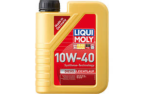 Моторна олива напівсинтетика LIQUI MOLY 10W-40 Diesel Leichtlauf 1L для дизельних двигунів