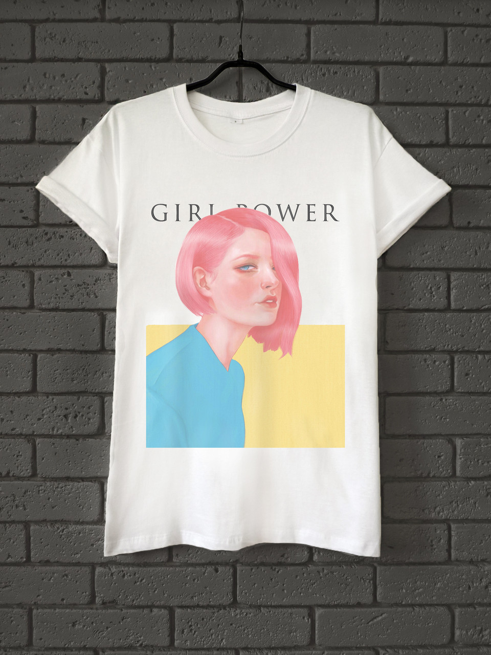 Футболка чоловіча з принтом GIRL_PINK, фото 1