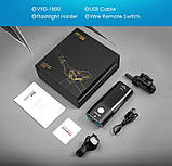 Передня вело фара GACIRON V9DP-1800 Limited Edition Blue + ПУЛЬТ + Power Bank (1800LM, 6700mAh, USB-C, IPX6), фото 3