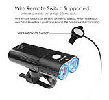 Передня вело фара GACIRON V9DP-1800 Limited Edition Blue + ПУЛЬТ + Power Bank (1800LM, 6700mAh, USB-C, IPX6), фото 7