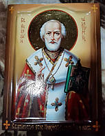 Икона Николай Чудотворец Мерликийский писаная большая
