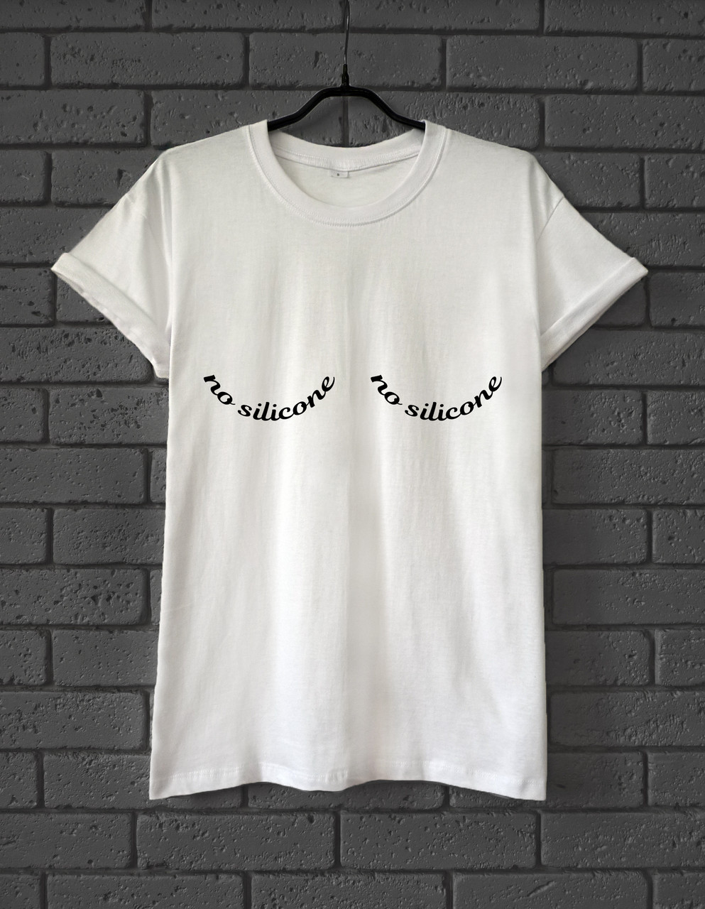 Футболка жіноча з веселим принтом No silecon, фото 1