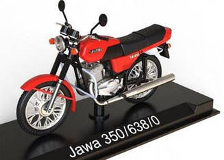 Наші мотоцикли №2 - Jawa 350/638-0-00 | Колекційна модель в масштабі 1:24 | Modimio