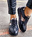 Жіночі.шкіряні кросівки чорні білі демісезонні від виробника 40 розмір (код:АНД-32-ч/бр), фото 2