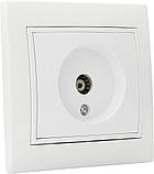 Розетка TV РВtvсб-1-Fl-W РВtvсб-1-Fl-W, фото 4