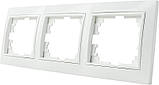 Рамка чотиримісна Рм-3-Fl-W Pм-3-Fl-W, фото 2