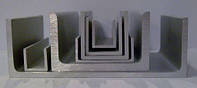 Швеллер алюминиевый (п-образный профиль) 15 х 15 х 1,5 мм (анодированный/без покрытия)