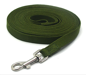 Повідець брезентовий 25мм/3,6 м для собак Фауна 252140