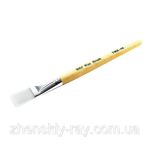 Кисть для нанесения парафина (деревянная ручка) - фото 1 - id-p10889632