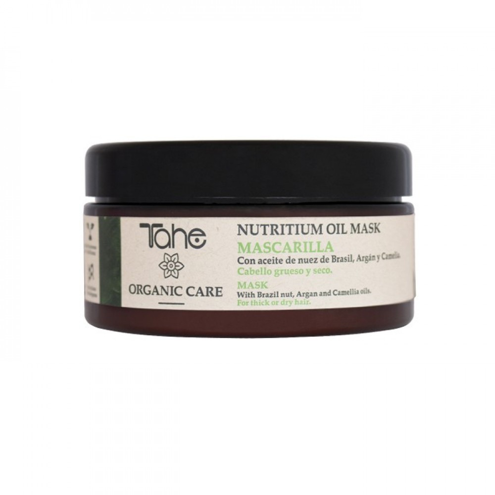 Маска для товстих Сухих Волос Tahe Organic Care NUTRITIUM OIL MASK C. GRUESO, 300 мл
