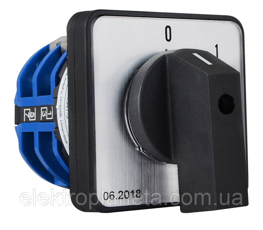 Кулачковий пакетний перемикач ПКП SBI 32A/2.841 (0-1-2-3 вибір фази) A0110010067, фото 1