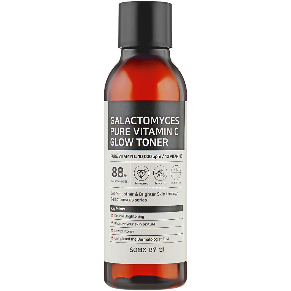 Тонер для обличчя з вітаміном С і галактомісісом Some By Mi Galactomyces Pure Vitamin C Glow Toner 200 мл, фото 1