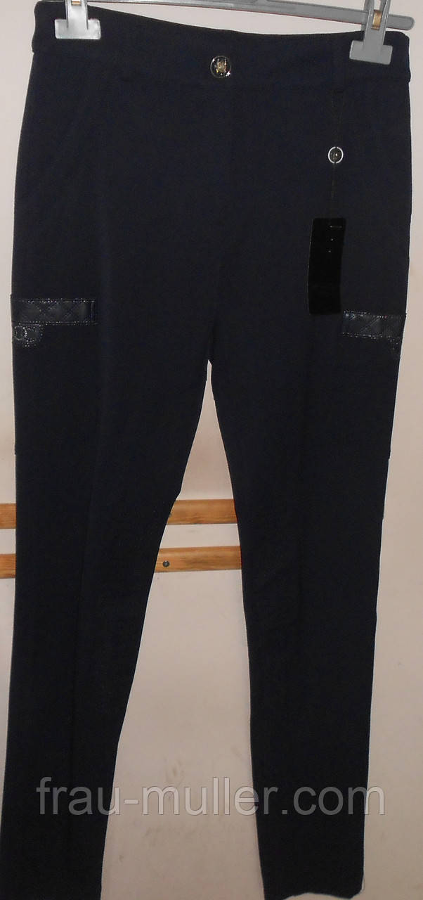 Щільні чорні штани звужені з логотипом Absolu, фото 1