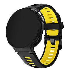 Ремінець для Garmin Forerunner 220/230/235/620/630/735 Чорно-Жовтий