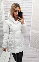 Куртка ковдра жіноча зима арт.1005 колір білий