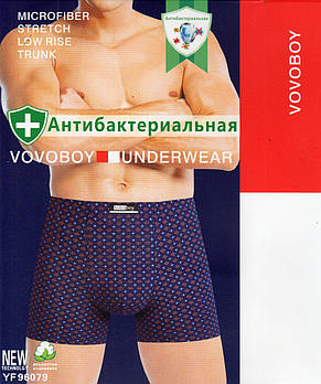 Труси чоловічі боксери бавовна Vovoboy, розміри XL-4XL, 96079