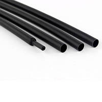 16-00-402BK. Термоусадка 10/5,0 мм W-1-H (2х), матова, із пригніченням горіння, чорна, 1м