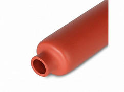 16-00-044RD. Термоусадка 1,5/0,75 мм W-1-H (2х), матова, із пригніченням горіння, червона, 1м