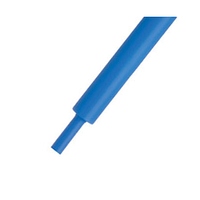 16-00-015BU. Термоусадка 1,0/0,5 мм W-1-H (2х), матова, із пригніченням горіння, синя, 1м