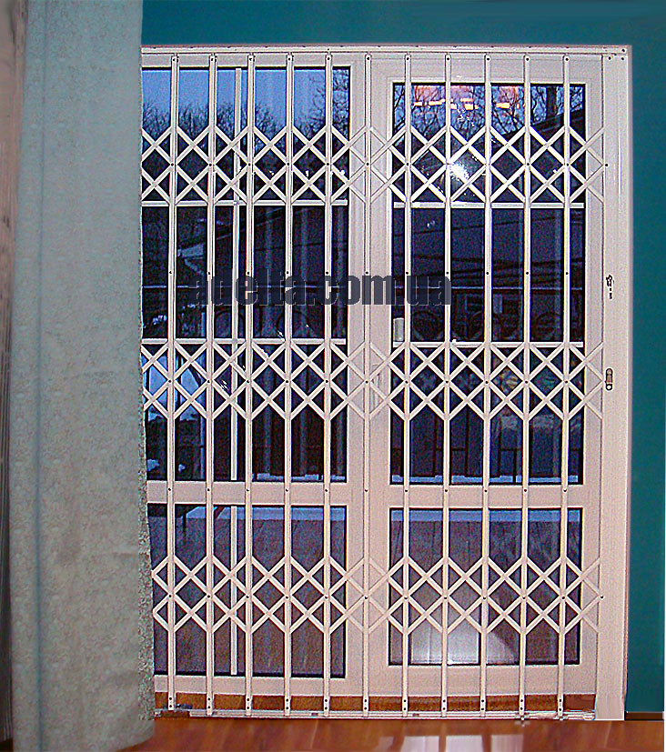 Раздвижные решетки на двери Шир.1500*Выс.2600мм для дома - фото 8 - id-p184829788