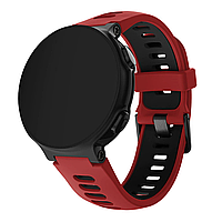 Ремешок для Garmin Forerunner 220/230/235/620/630/735 Красно-Черный