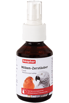Спрей від бліх, вошей і кліщів для декоративних птахів Beaphar Milben-Zerstäuber 100 мл
