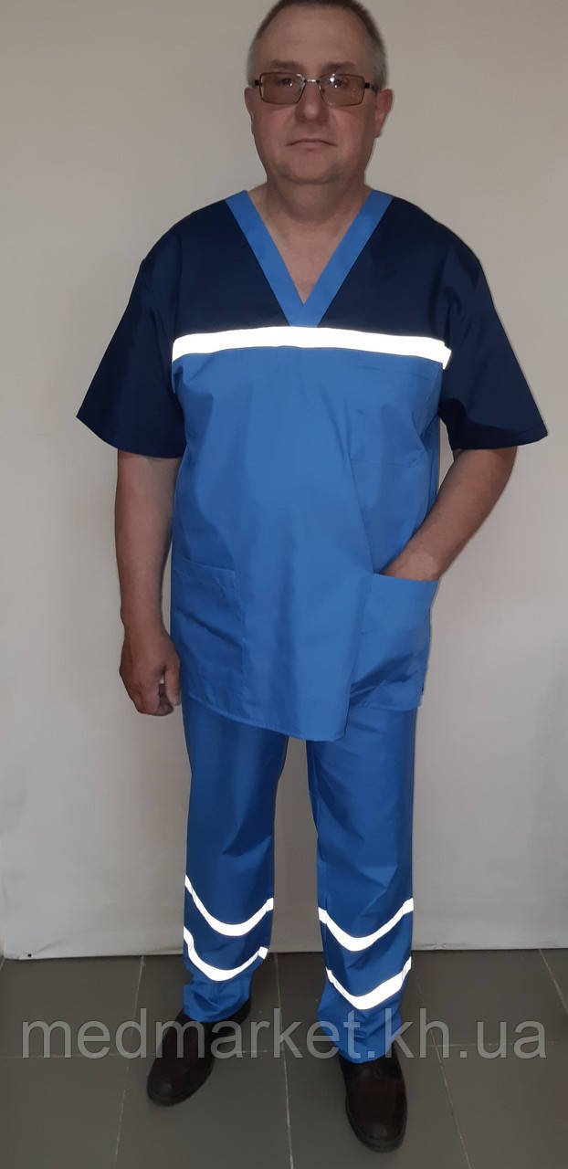 Костюм медицинский мужской Скорая Помощь лайт коттон от интернет ...