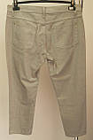 Капрі джинсові вузькі сріблясто-сірі Sinequanone, фото 2