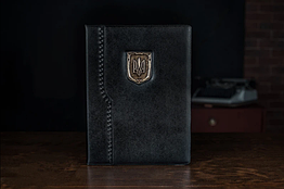 Папка для підписів із Гербом України, ручної роботи