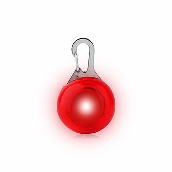 LED-підвісок/ліхтарик Friend HY-0501 Red на нашийник для собак світна миготлива 75 шт.