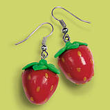 Сережки з полімерної глини, фото 8