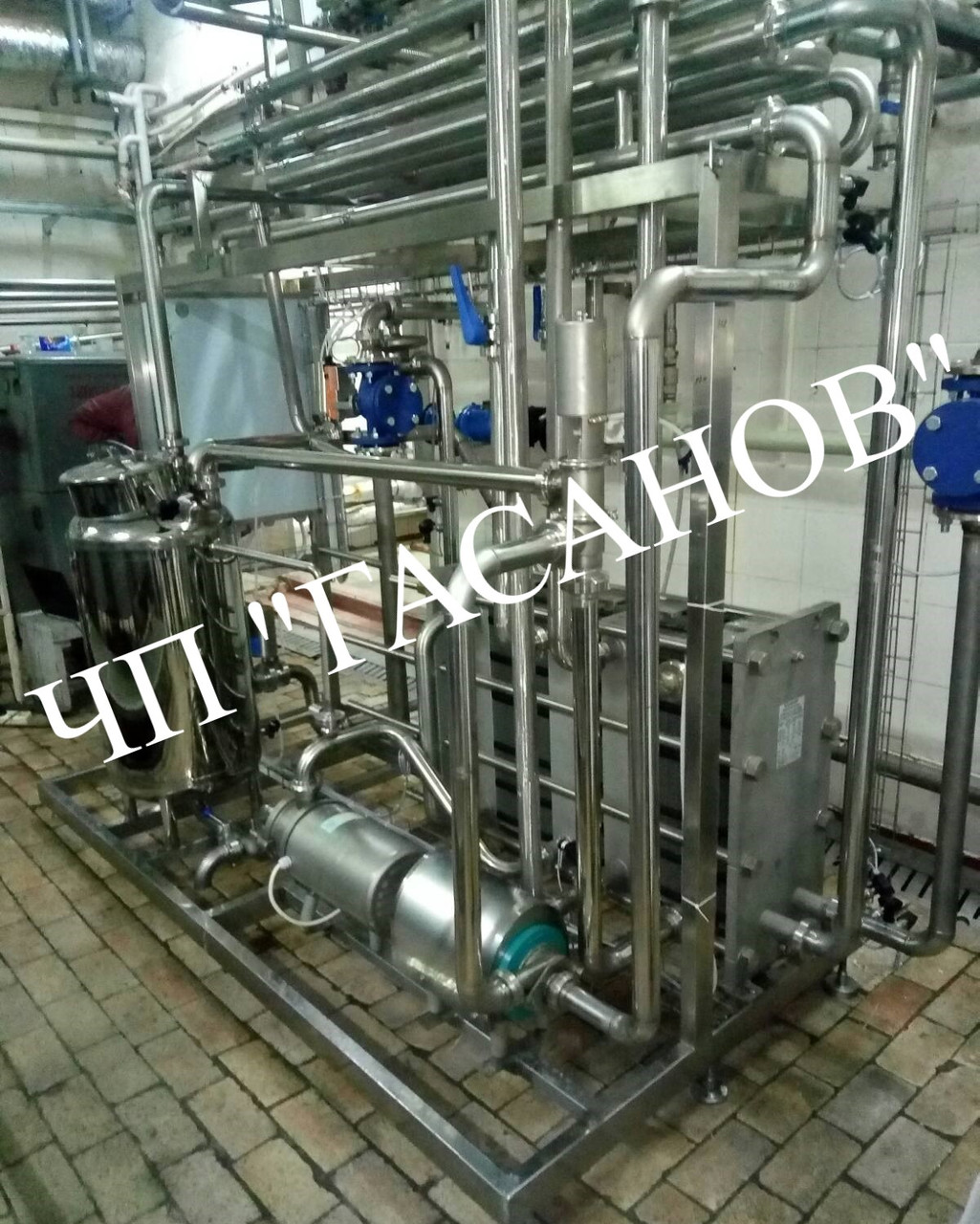 Пастеризационно-охладительная установка для смеси мороженного - фото 1 - id-p1340855480