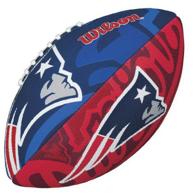 М'яч для американського футболу Wilson New England Patriots NFL Junior Team Logo (WTF1534XBNE)