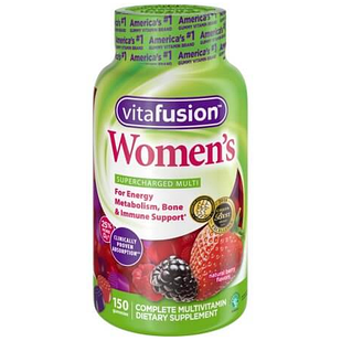 Vitafusion Women's Gummy Vitamins Natural Berry смачні вітаміни,150 мармеладок