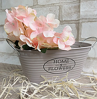 💜Кашпо металеве Home&Flowers різні кольори
