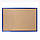 Пробкова дошка 90х60 см у синій дерев'яній рамі TM "ALL boards", фото 2