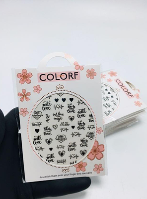 Наклейки 3D COLORF 165