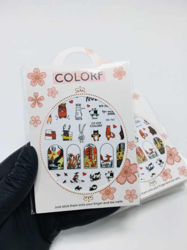 Наклейки 3D COLORF 648
