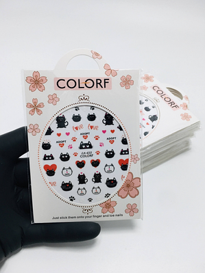 Наклейки 3D COLORF 652