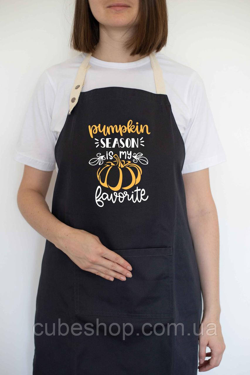 Фартух "Pumpkin season" чорний