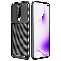 Чехол Carbon Case для Xiaomi Redmi K30 / Poco X2 Black