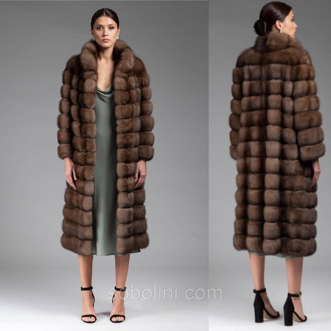 Шуба в наявності з соболя баргузин, розміри 44/46/48, фото 1