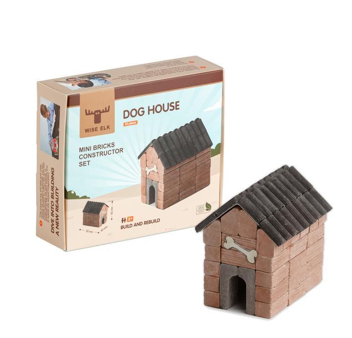 Конструктор з керамічних цеглинок Будинок для собак (Dog House) Гравік