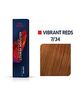 Краска для волос Wella Professionals Koleston Perfect с технологией ME+ 7/34 - Золотистый красный средний блондин
