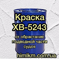 Фарба ХВ-5243 необлягаюча для захисту від обростання й корозії підводної частини судом, 50 кг