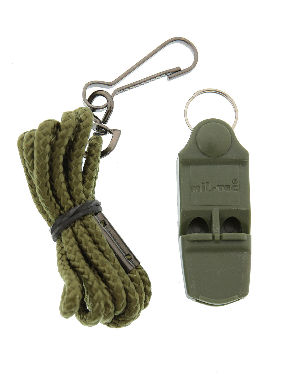 Свисток на шийному шнурку без кульки MIL-TEC Olive, 16328100, фото 1