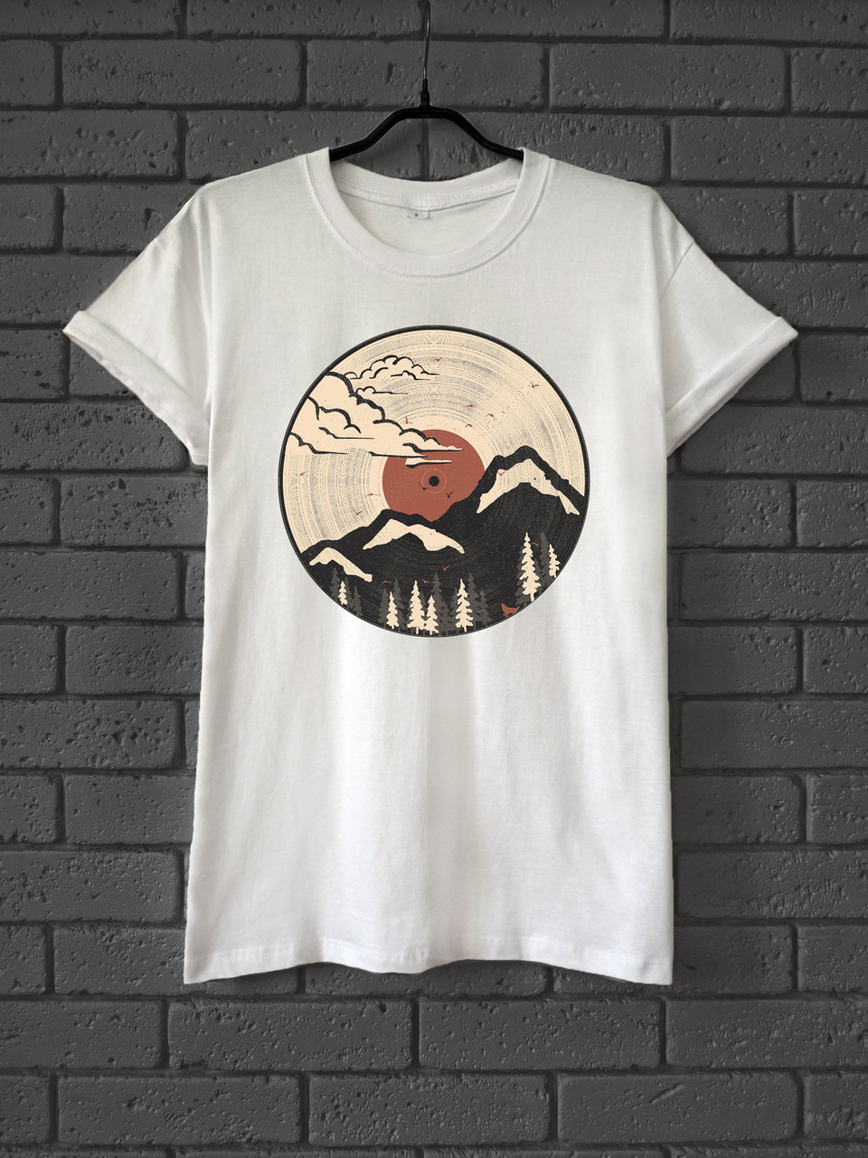 Футболка жіноча з веселим принтом Vynil 1, фото 1